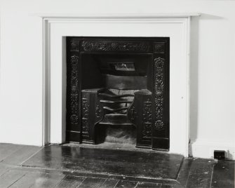 Interior-detail of chimneypiece in South West apartment on Third Floor