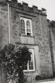 Skye, Sleat Parish Manse.
Detail of windows.