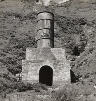 View from ESE of the kiln