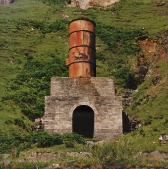 View from ESE of the kiln