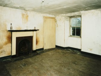 Ground floor, N room, view from SW