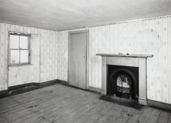 First floor, S bedroom, view from NW