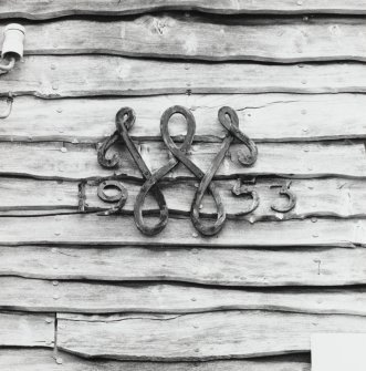 School / public hall, detail of date plaque 1953
