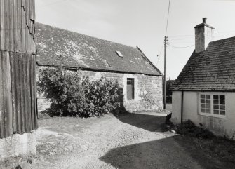 View of S end of W block of steading from NW