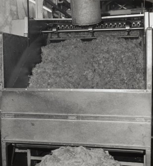 Carding Flat (building 19): view of feed end of one of seven card sets [the building numbers in brackets refer to the itemised plan, D33088]