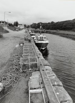 Brora, Harbour
View of harbour wall from ESE