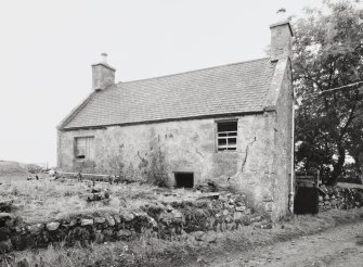 View of farmhouse from N
