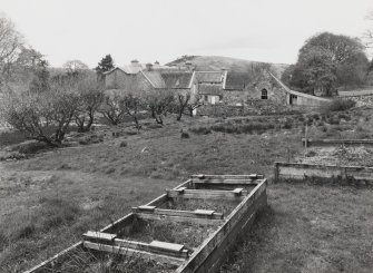 General view from walled garden to east