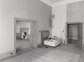 Interior.  Ground floor, entrance hall, view from south east