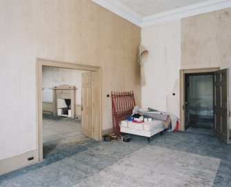 Interior.  Ground floor, entrance hall, view from south east