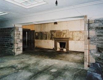Interior.  Ground floor, inner hall, view from north west