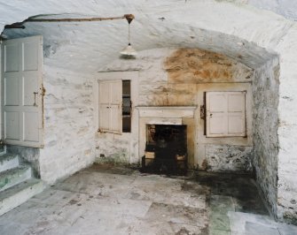 Interior.  Ground floor, gun room , view from north