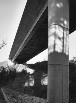 View of under side of new bridge from SSE.