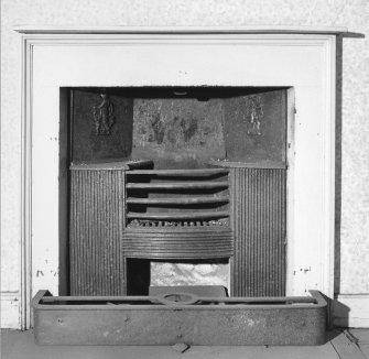 Interior.
Second floor, W room, detail of fireplace.