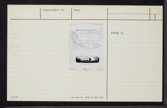 Miscellaneous index card, Ordnance Survey index card, Recto