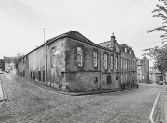 View from SE (showing corner joining York Lane to Dublin Street Lane South)