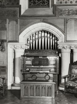 Interior-detail of organ in Ground Floor Hall