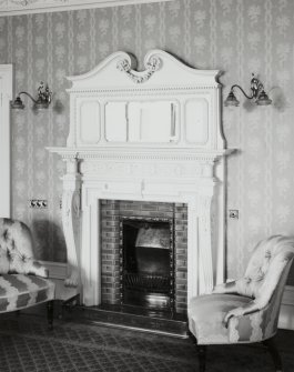 Interior-detail of chimneypiece on North wall of Second Floor Creich Bedroom