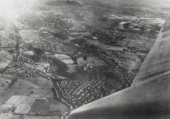 Aerial view from W. Taken prior to 1940 from Airspeed Oxford aircraft.