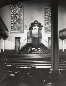 St Mary's Church, interior
View from beneath gallery towards pulpit