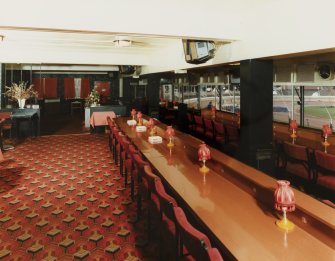 Edinburgh, Beaverhall Road, Powderhall Stadium, interior.
View of restaurant from East.