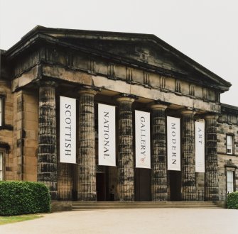 View of portico from south east
