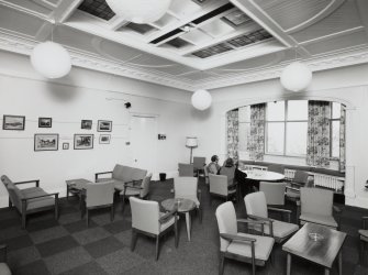 Edinburgh, 15 Boswall Road, Challenger Lodge, interior.
General view of billiard room, staff coffee room from South East.