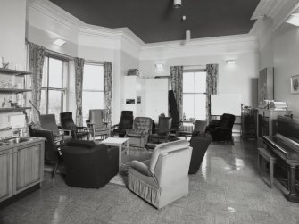 Edinburgh, 15 Boswall Road, Challenger Lodge, interior.
General view of drawing room from South.