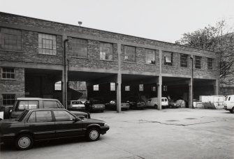 General view of the South block of C&J Brown's warehouse seen from the West.