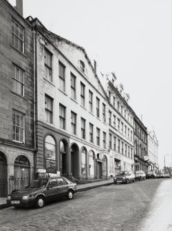 View from South East of Nos 1, 3, 5 and 7 Blair Street with Nos 7 and 8 Hunter Square in background