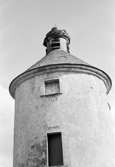 Inveraray, Carloonan Doocot.
Detail of upper floor and cupola