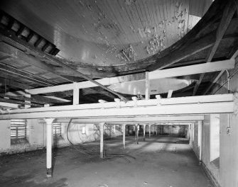 Craigmillar Brewery, tun room, interior
View of lower floor (tuns removed)