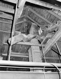 Craigmillar Brewery, malting, interior
Detail of junction of bucket elevators