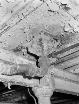 Craigmillar Brewery, tun room, interior
Detail of detail of drain viewed from basement