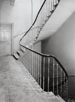 First floor, view of staircase from SW