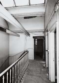 Second floor, landing, view from N