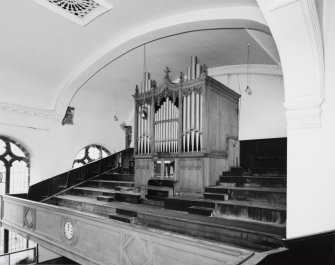 Interior, first floor view organ and North gallery