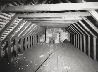 Brunstane House, interior
View of West attic, attic floor, North wing