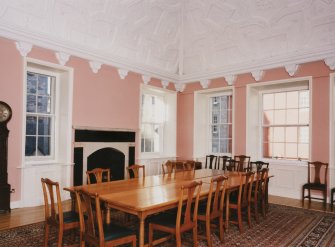 Moray House. Interior. view of first floor Balcony Room from South