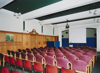 Thomsons Land. Interior, view of Lecture Hall from South
