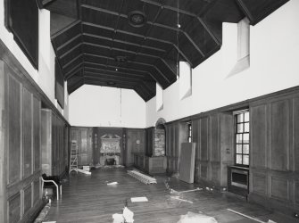 Interior, first floor, main hall to east, view from west