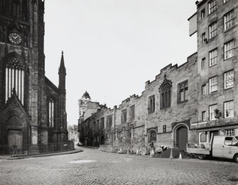 View of Tolbooth St John's Church and up Castlehill from South East.