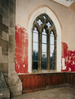 Detail of first floor South West room window