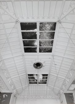View of first floor South West room ceiling