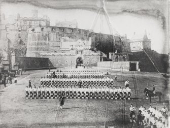 General view of Espalanade and Castle during parade