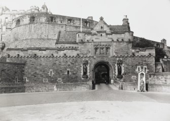 View of entrance, from esplanade