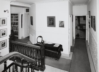 First floor, view of staircase hall