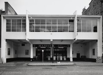 General view of the front of Majestic Wine warehouse, seen from Causewayside from the West.