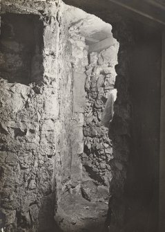 Doorway at the back of canteen counter