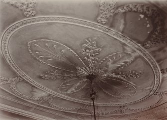 Interior. 
View of decorated ceiling.